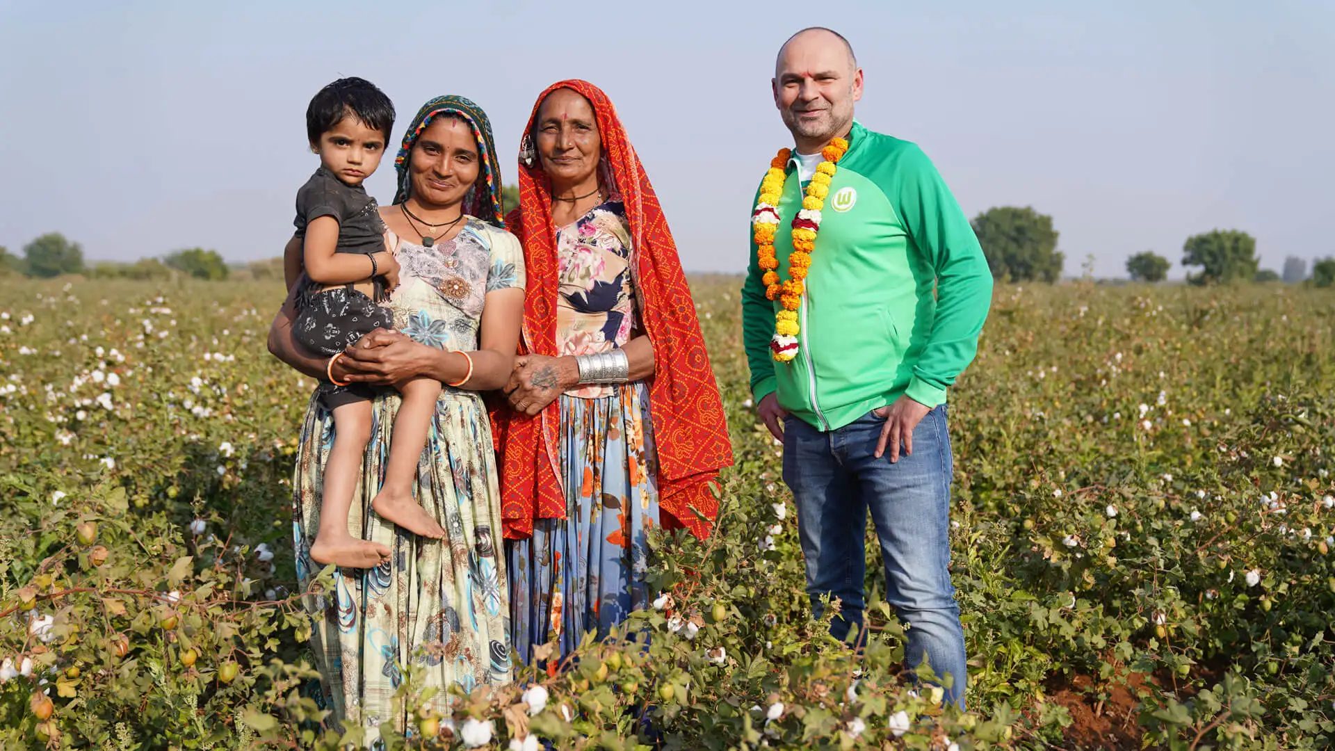 Familie in der Projektregion Indien